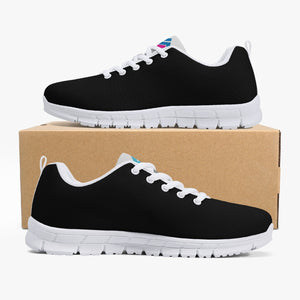 PLS Lightweight Running Mesh Sneakers - White/Black