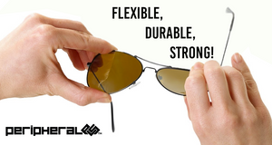 Aviator Round Black Gold