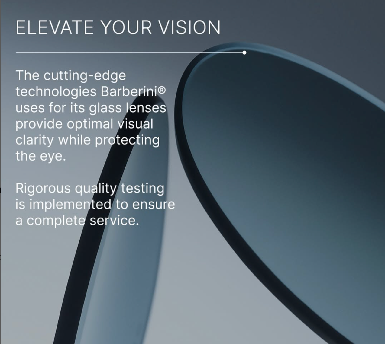 Barberini Polarized Premium Glass upgrade