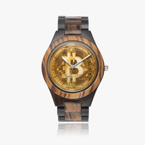PLS BTC Ebony Timber Series Watch
